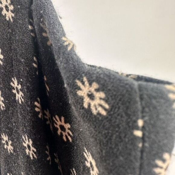 Reformation Ditzy Micro Floral Black Wide Leg Sleeveless Jumpsuit Size XS - Picture 16 of 16